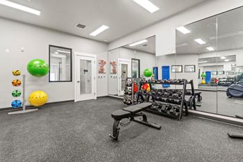 State-of-the-art fitness center, available 24/7